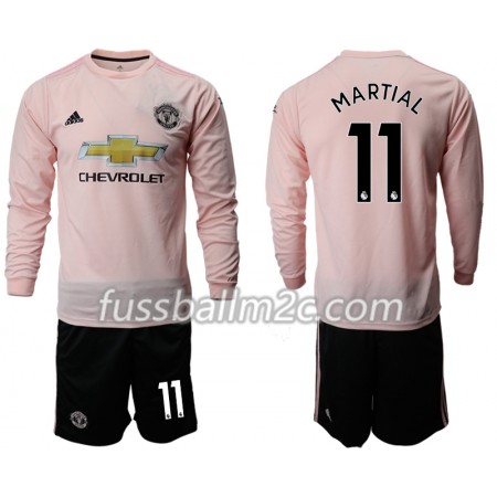 Fußballtrikots Manchester United MARTIAL 11 Kinder Auswärts Trikotsatz 2018-2019 Langarm Fußballtrikots Manchester United MARTIAL 11 Kinder Auswärts Trikotsatz 2018-2019 Langarm